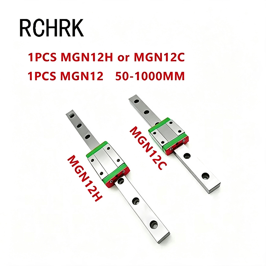 Linear Rail Mgn12H Set - Guia Linear MGN12 de 12mm, Trilho