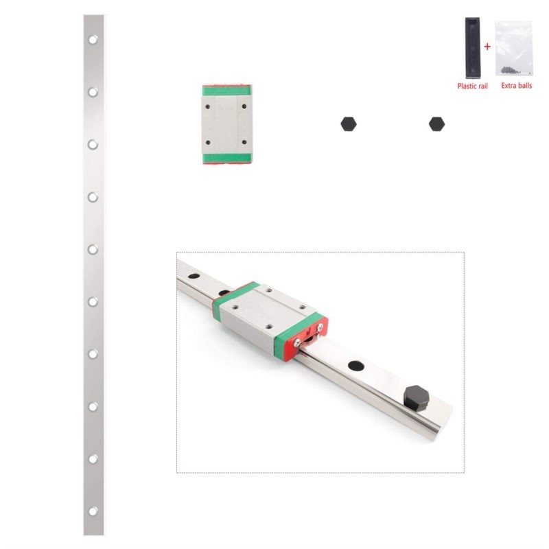 Guia Linear MGN12 de 12mm, Tri - Linear Rail Mgn12H Set avaliação e preço