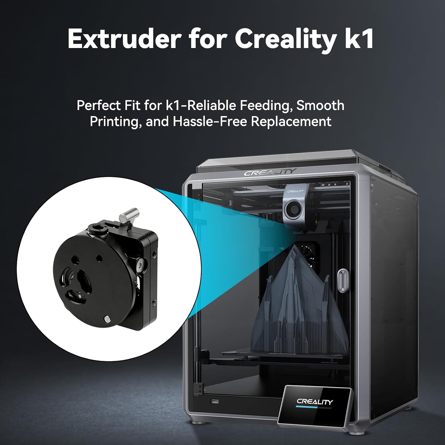 Extrusora K1/K1 Max/K1C/K1 SE, - Direct Drive Dual Gear Extruder High Speed avaliação e preço